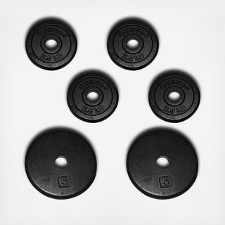 Iron Disc Weight Plates 20 lb Set