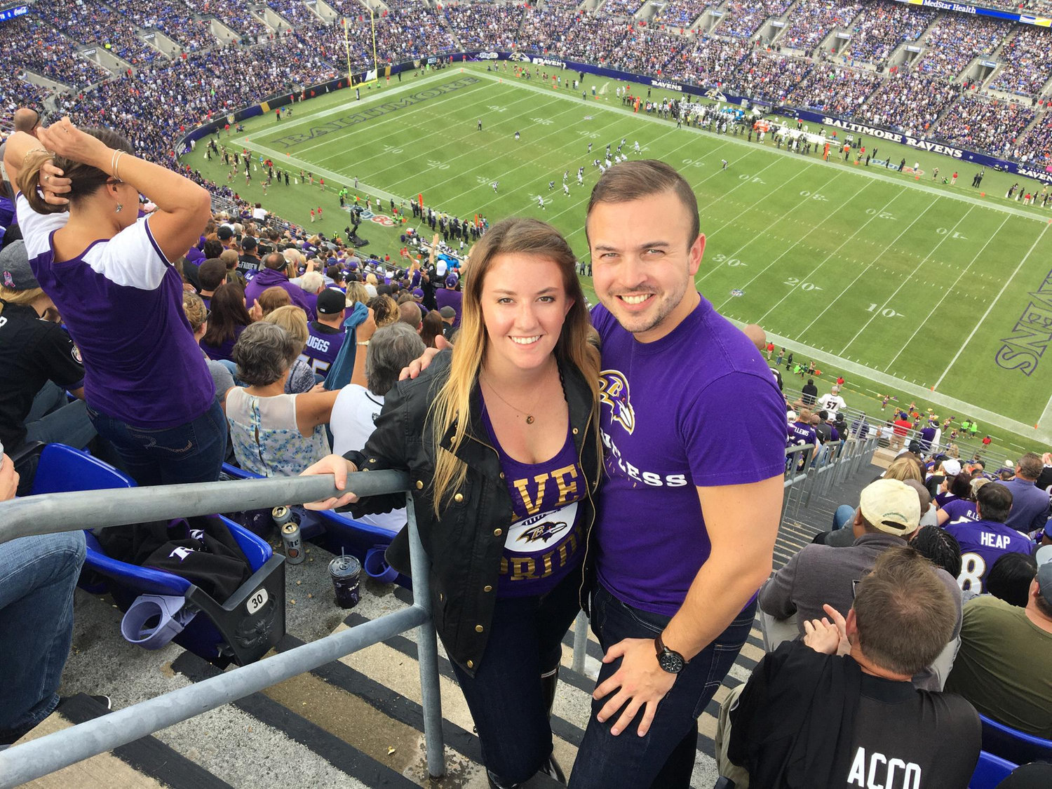 Slowly but surely turning him into a Ravens fan, October 2016