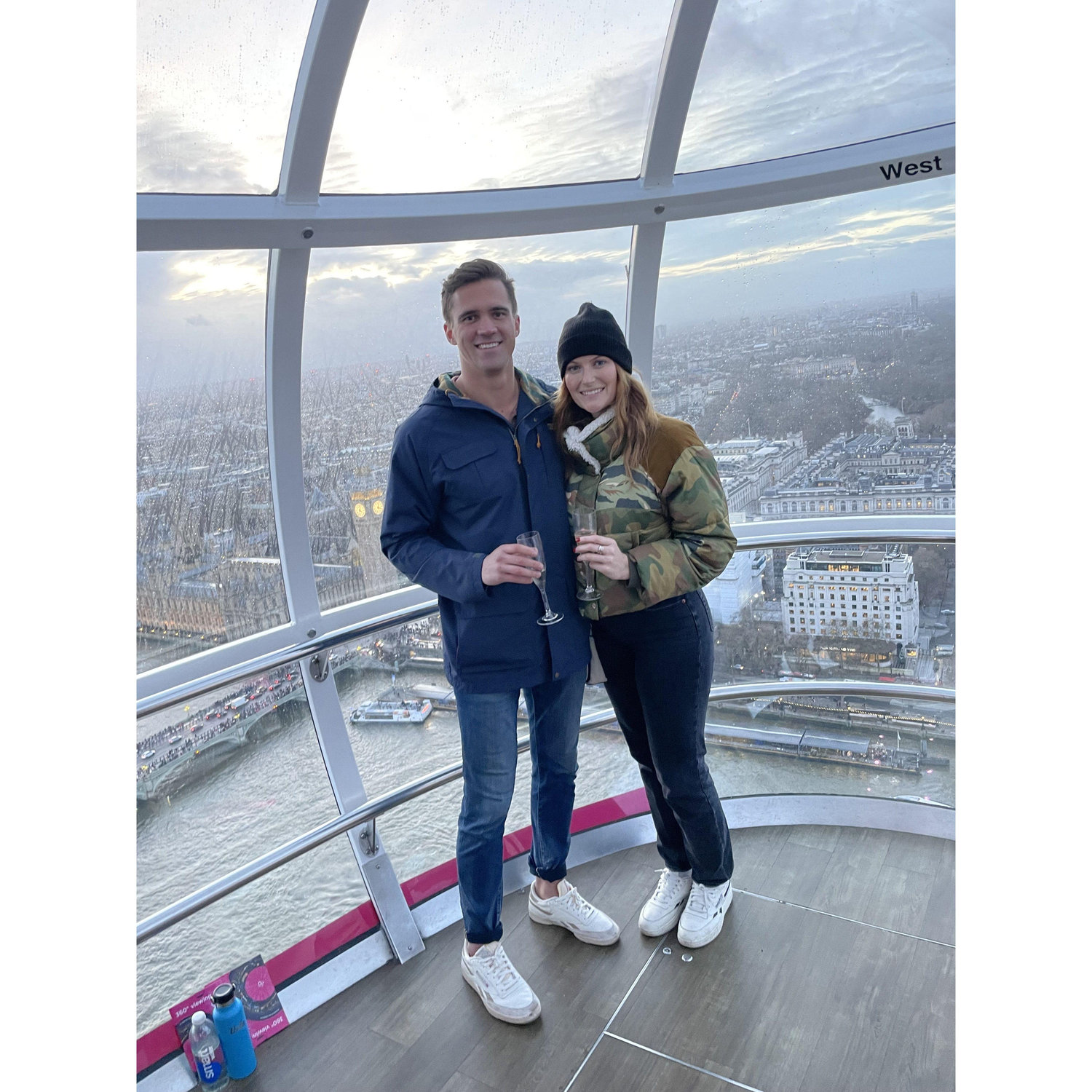 The London Eye ferris wheel!