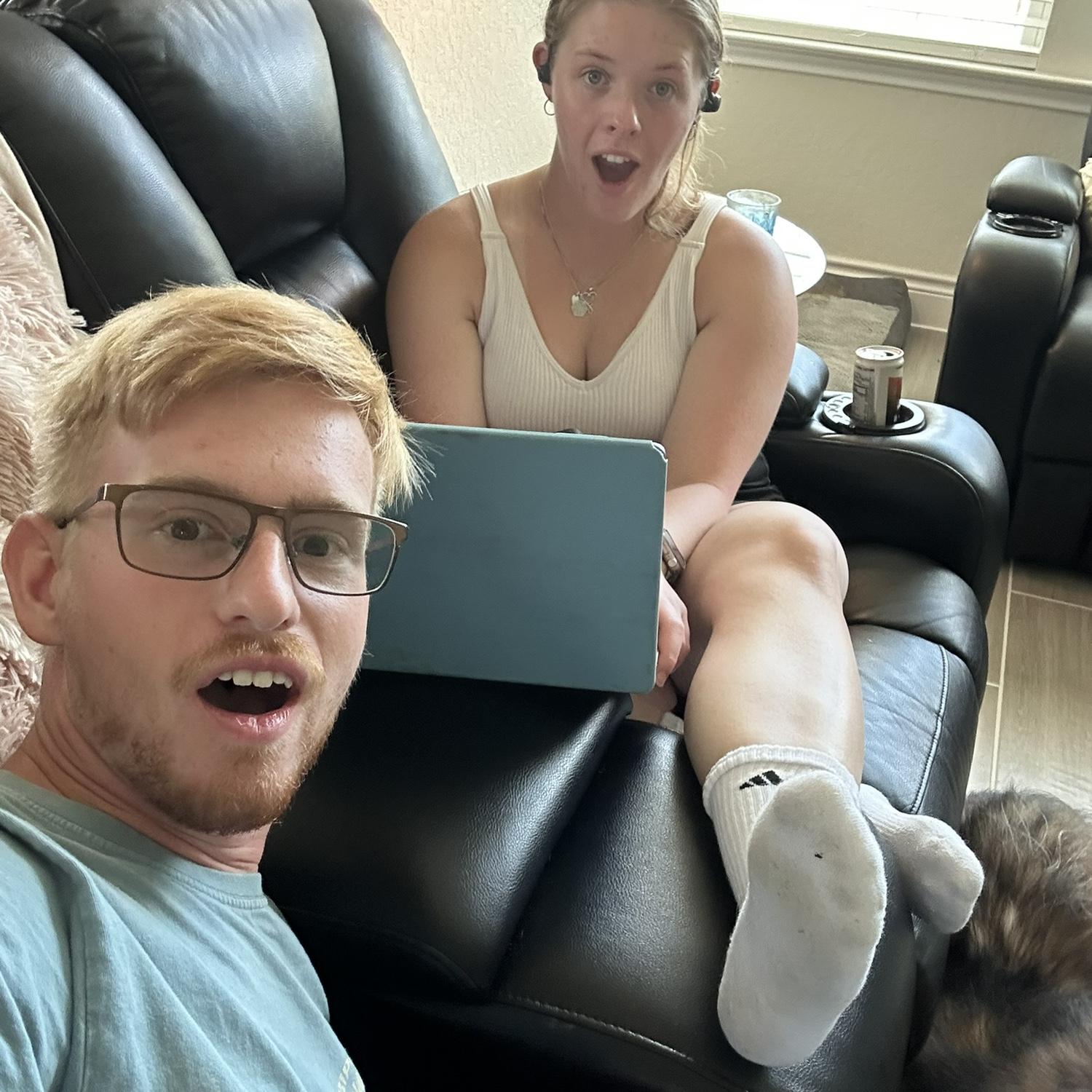 He was helping me study :)