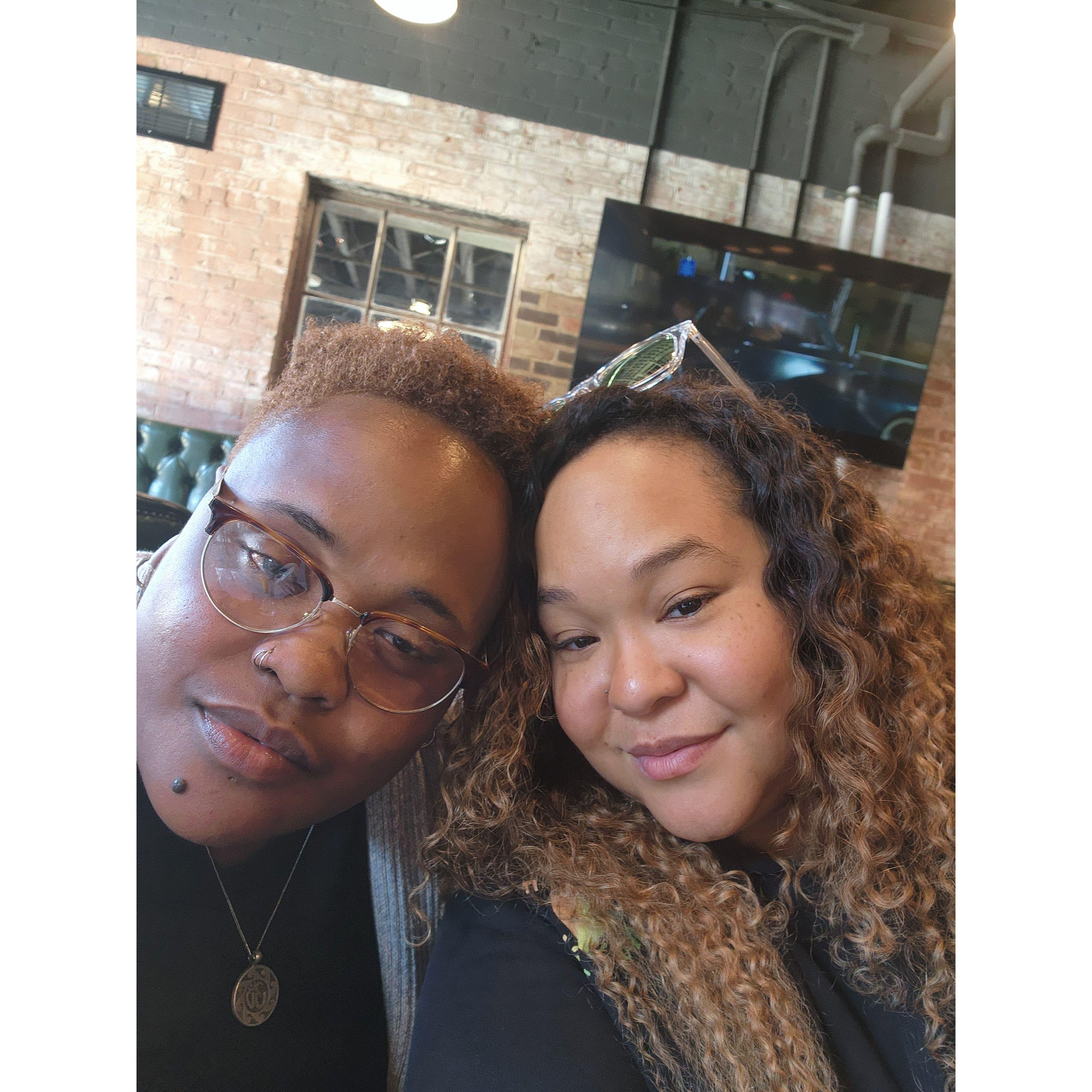 Our first drag brunch together