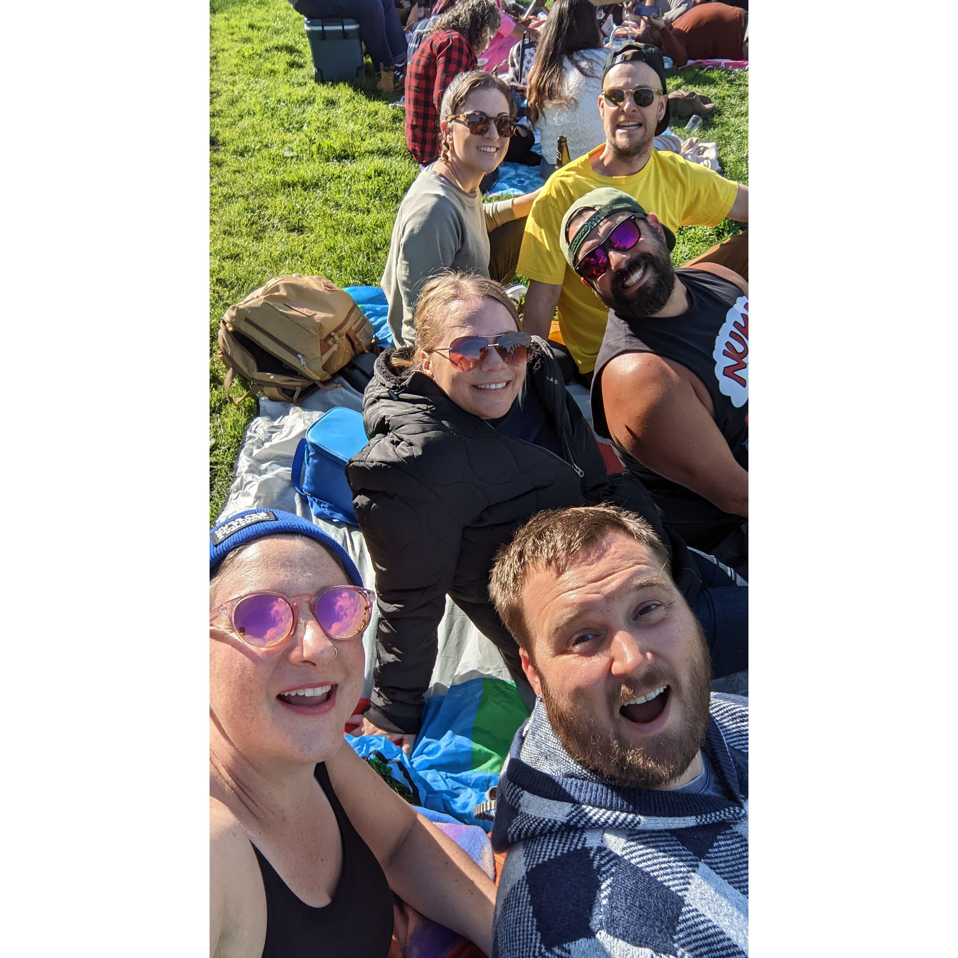 Stella, Augy, Danielle, Bruce, jenn, and Mike