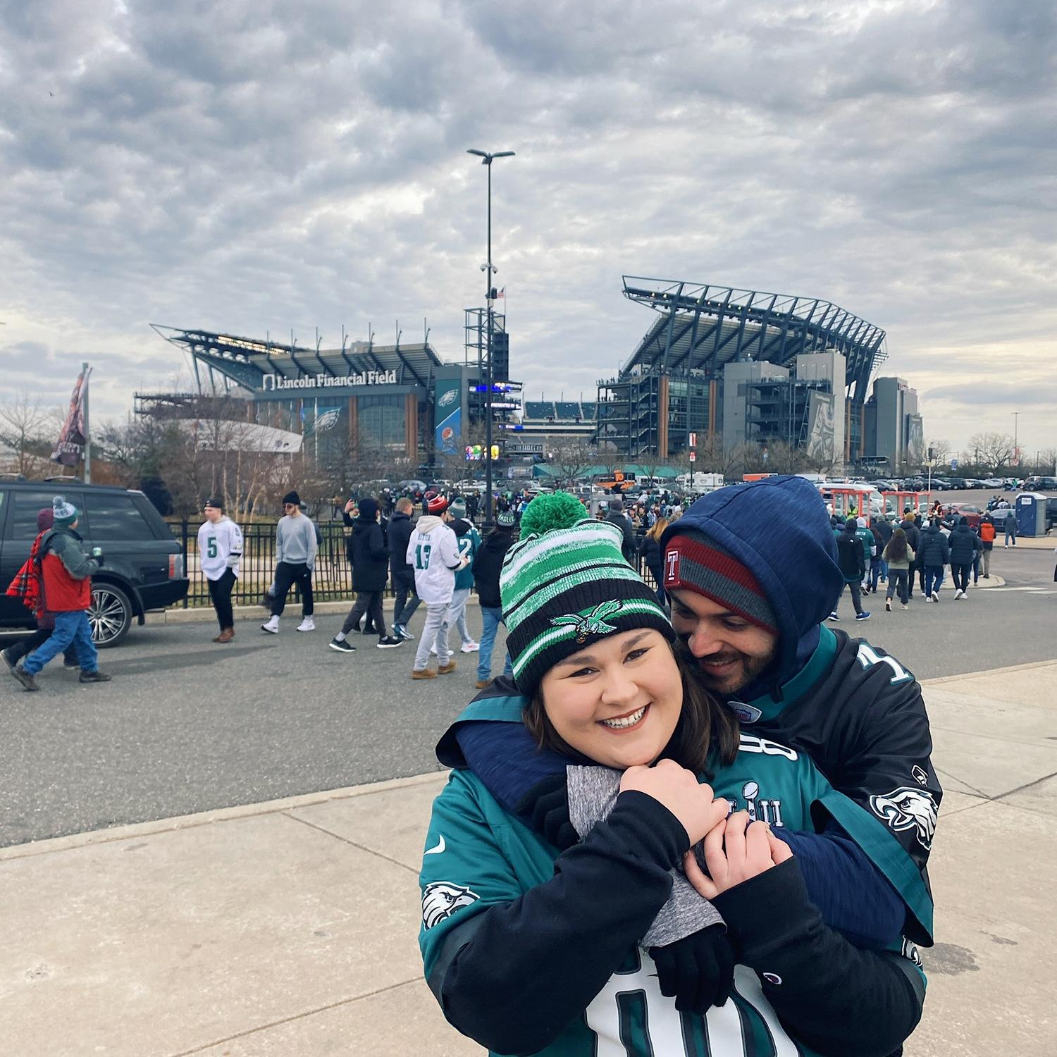 Eagles game, January 2023