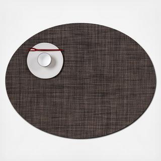 Mini Basketweave Oval Placemat, Set of 4
