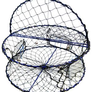 Promar Heavy Duty Collapsible Crab Pot, 32" x 12" Poly with Hinged Tending Door - Alaska Legal