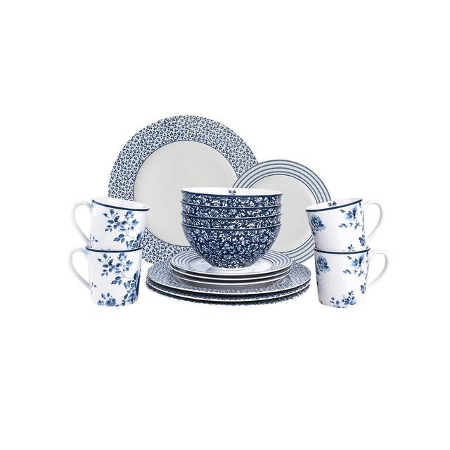 Laura Ashley Blueprint Collectables Dinner Set in Gift Box, 16 Pieces