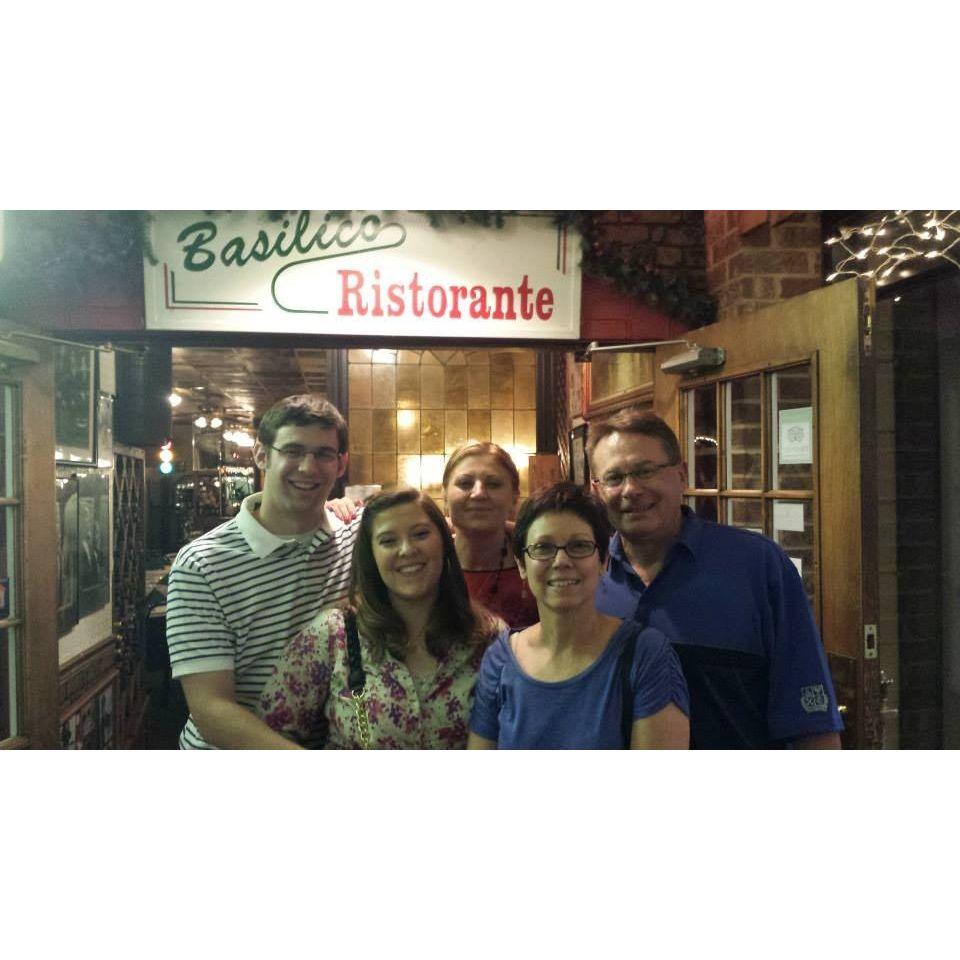 The first dinner we had with Kevin's parents and Tatjana