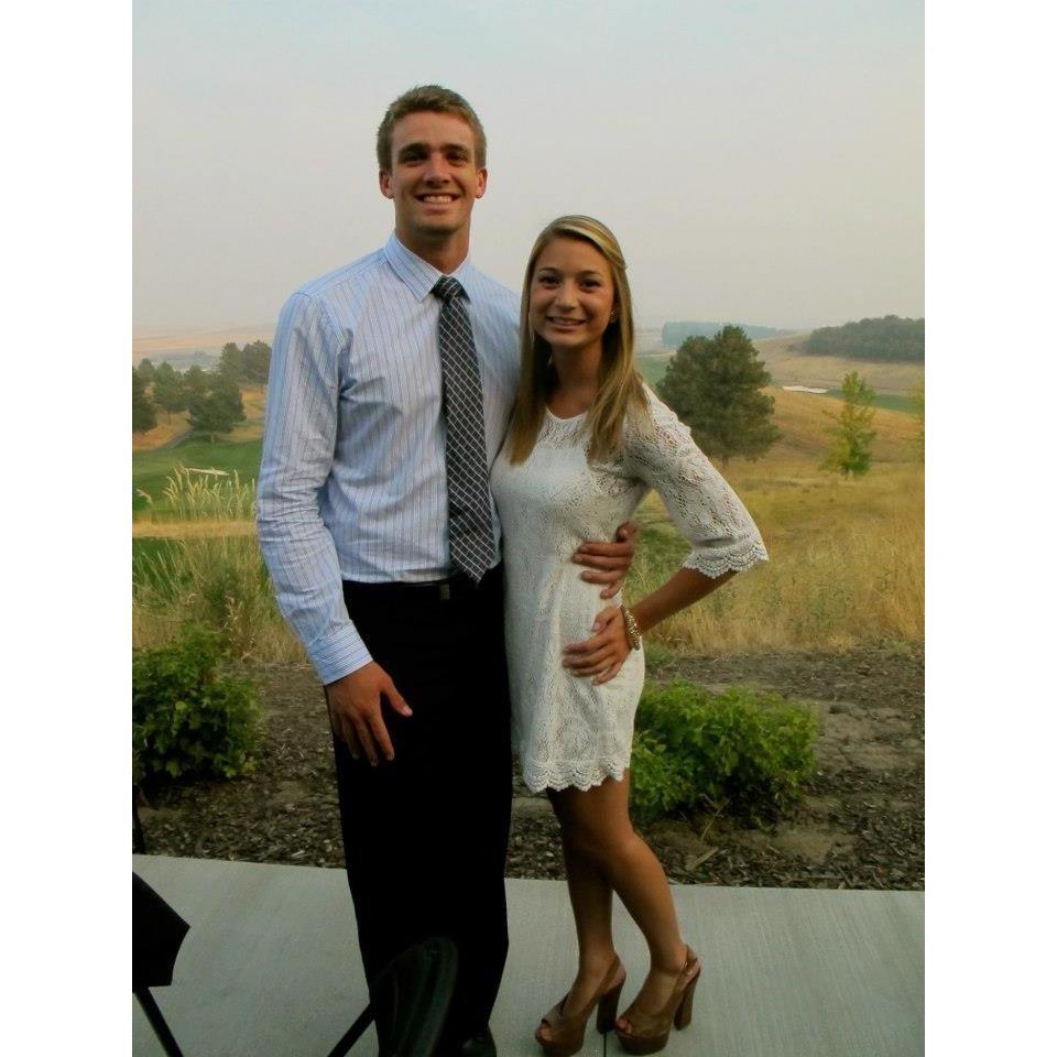 Our first date and first picture. Thanks SigEp and WSU <3 GO GOUGS!