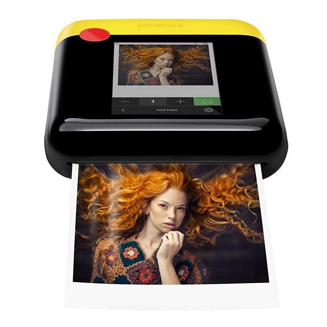Polaroid WiFi Wireless 3x4 Portable Mobile Photo Printer (Yellow) with LCD Touch Screen, Compatible w/ iOS & Android