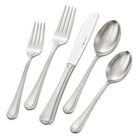 J.A. Henckels Alcea 65-pc. 18/10 Stainless Steel Silverware Set