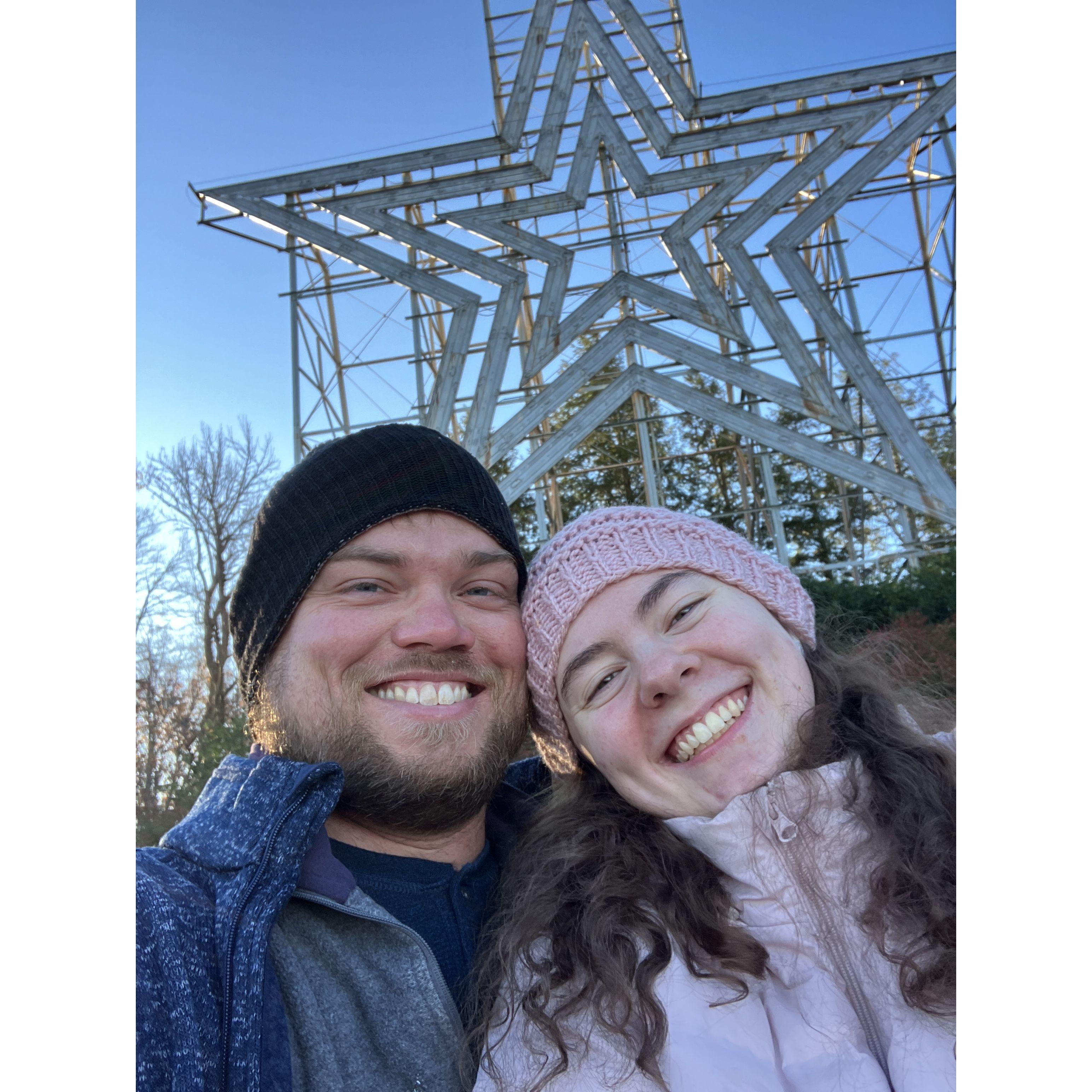 Our good ole' friend, Roanoke Star, watched as we went from dating to engaged in 3 months.