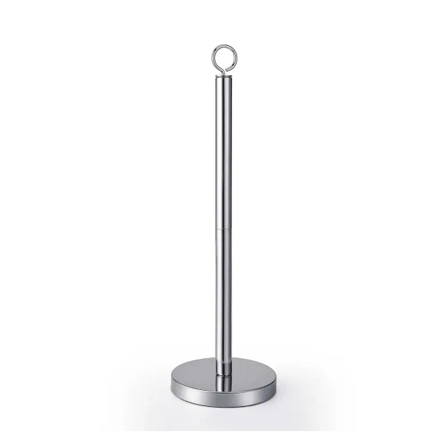 SunnyPoint Elite Heavy Weighted Sturdy Spare Toilet Paper Roll Holder Storage Stand Chrome