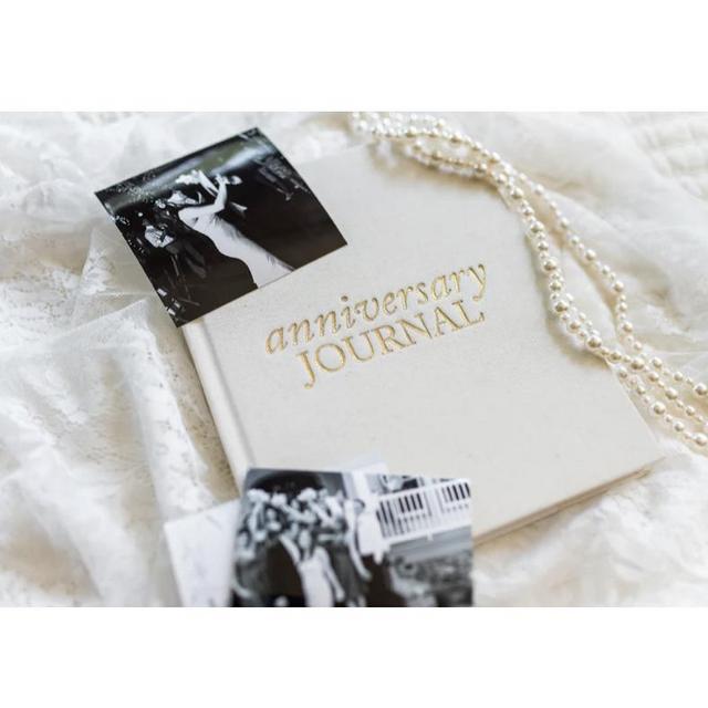 Anniversary Journal- ivory