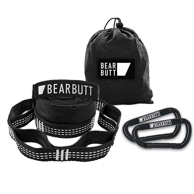Bear Butt Kodiak Hammock Straps - 20 Feet Long - Holds 1000 Pounds from Our Extra Reinforced Triple Stitching - Get Our Hammock Tree Straps - Start Up Company