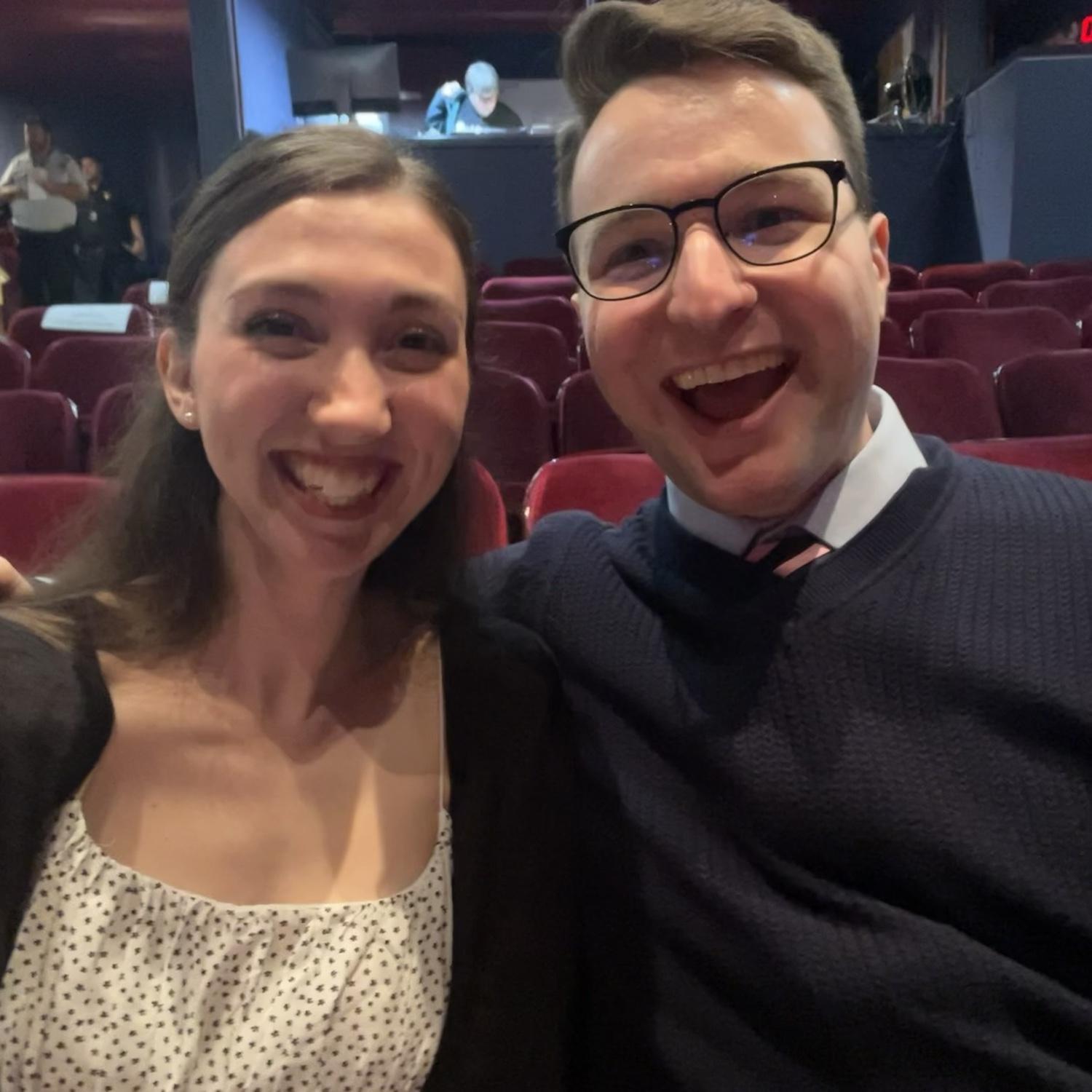 Going to see Justin’s friend perform in an opera!