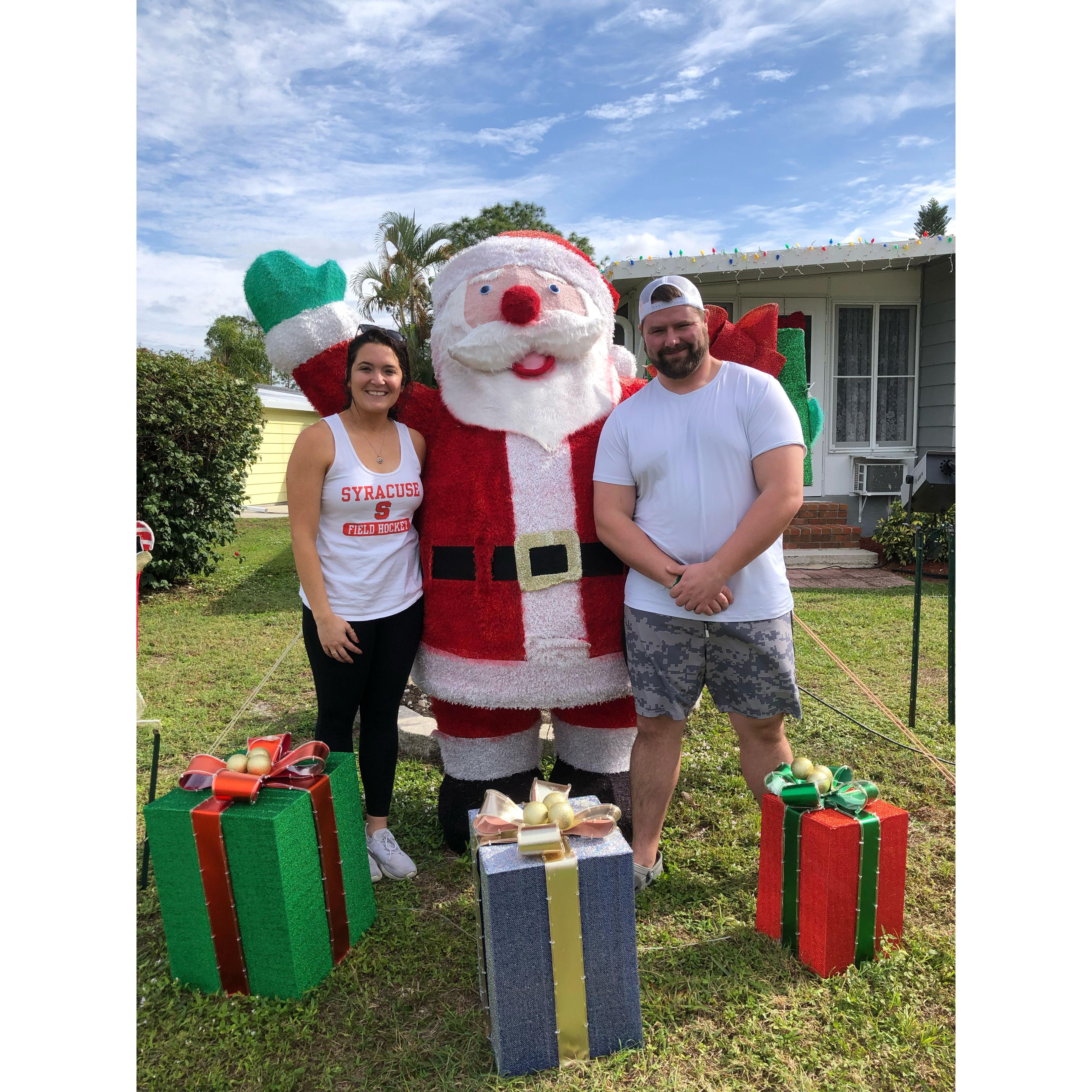First trip together to see the grandparents in Florida!