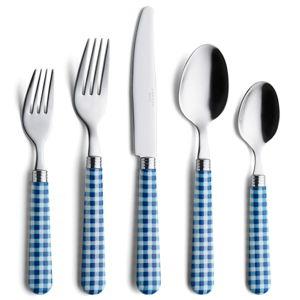 ANNOVA 20 Piece Silverware Set Stainless Steel Round Colorful Handle Assorted Color - Mixed Solid