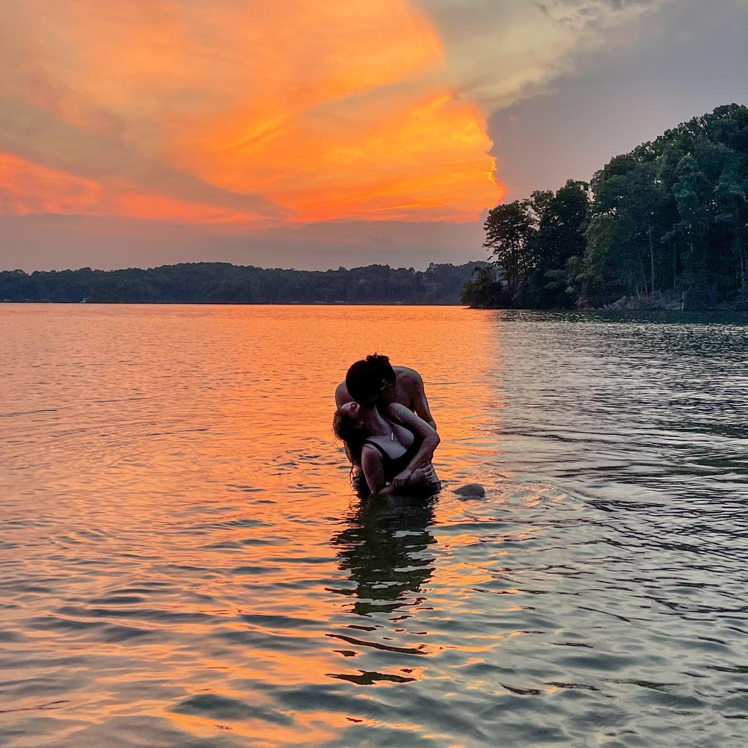At Lake Lanier, Georgia for Bryson's sister's wedding in June 2024