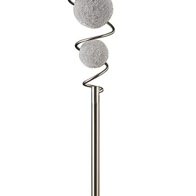 Homelegance Saturn Three Sparkling Orbs Metal Satin Nickel Finish Decorative Accent Lighting, Floor lamp