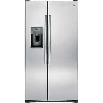 GE 25.4 CuFt Refrigerator in Stainless Steel