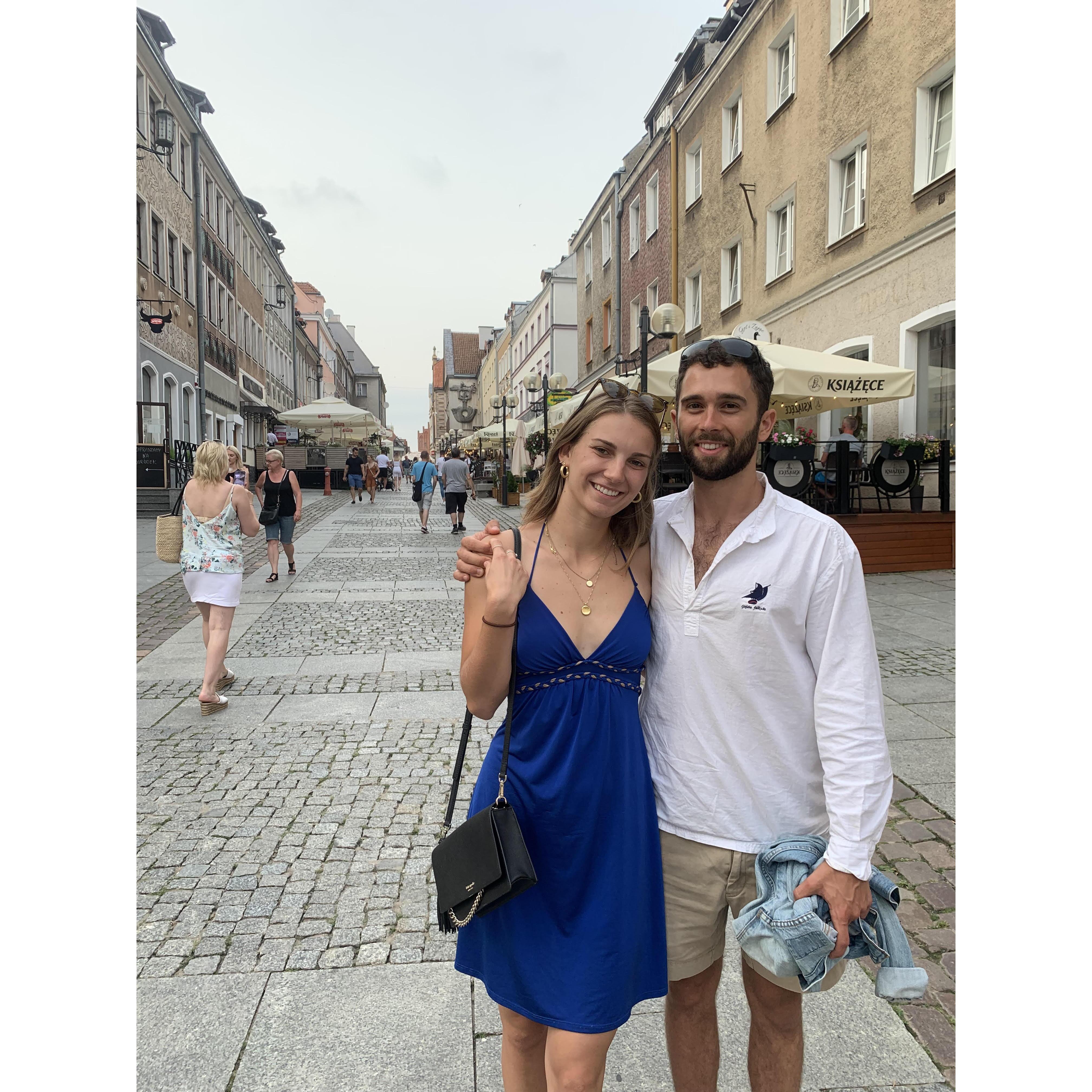 July 2021 - A summer evening's stroll through Olsztyn's Old Town!