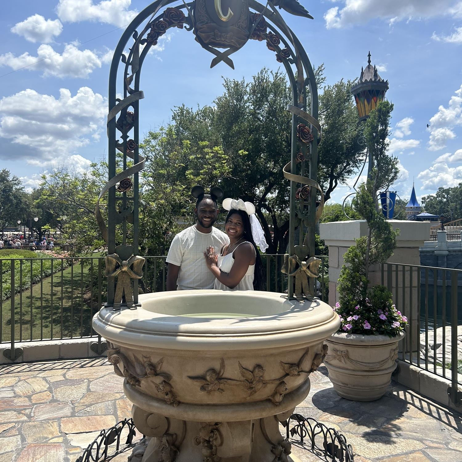 Disney engagement shoot