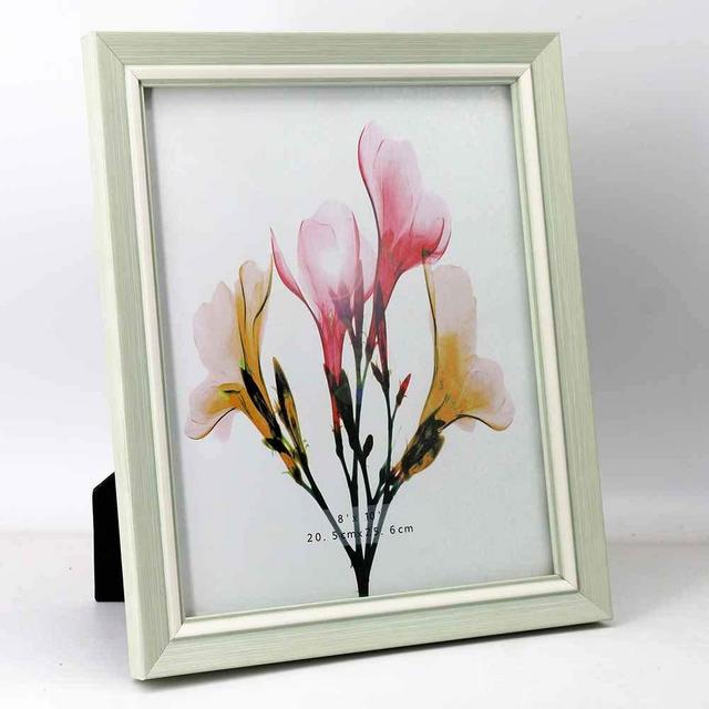 YUNDINGJI Green Color Photo Frames 2-Pack 8x10-HD Glass Black Velvet Back Panel for Family Wedding Festival Art Wall Desktop Decoration and Display