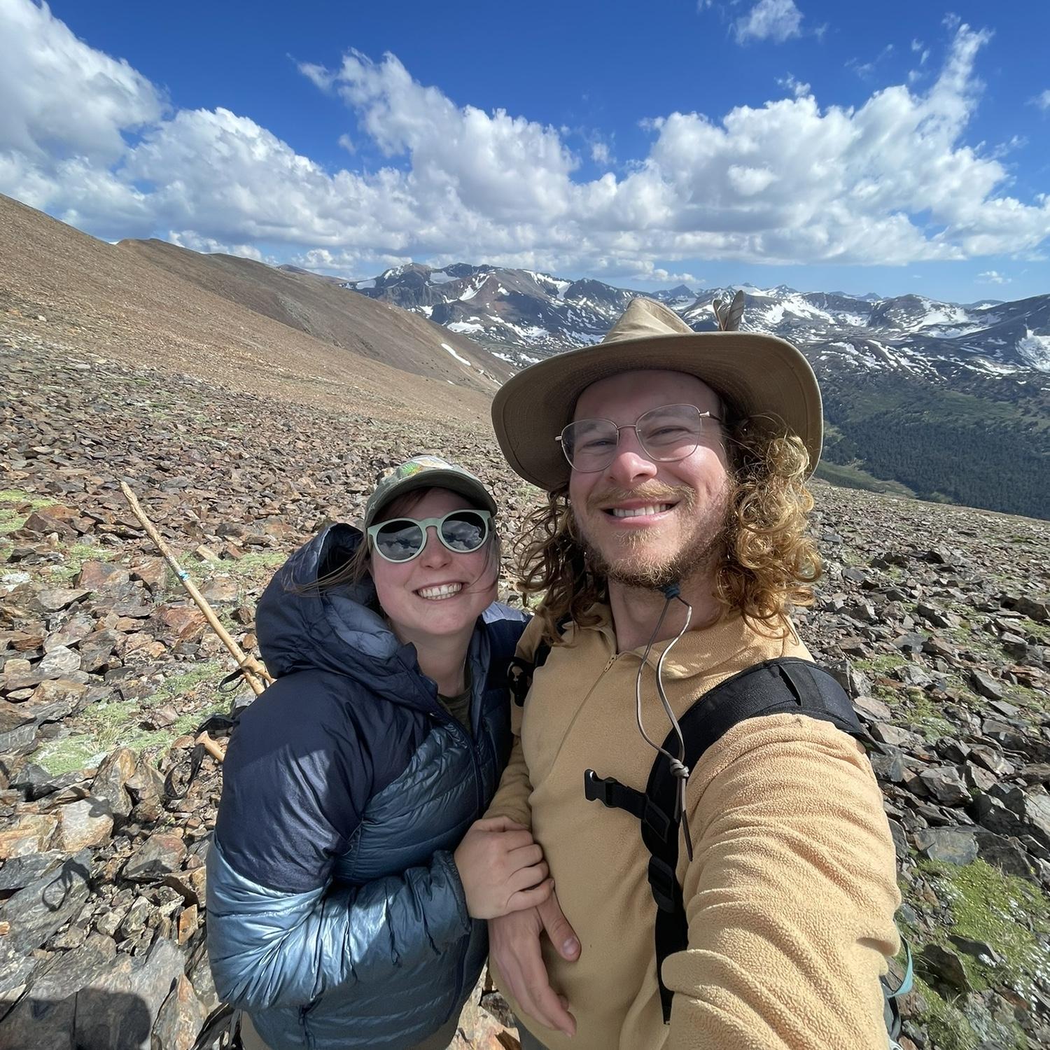 On top of mount Gibbs June 2025