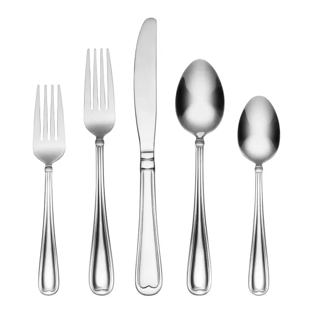 Cambridge Silversmith 51pc Allure Mirror Flatware Set