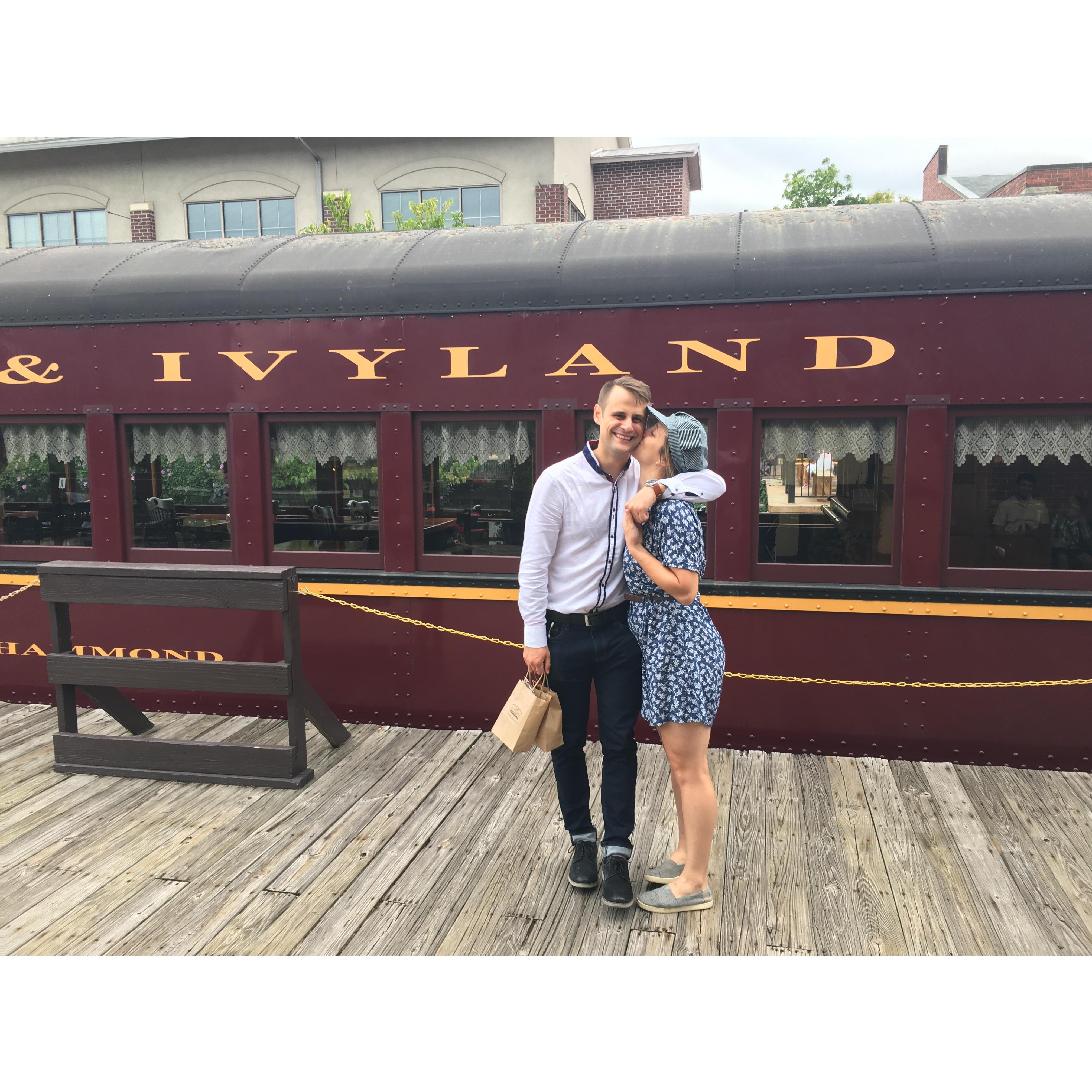 Another post proposal shot!