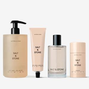 Salt & Stone Body Care Ritual Set (saffron and cedar)
