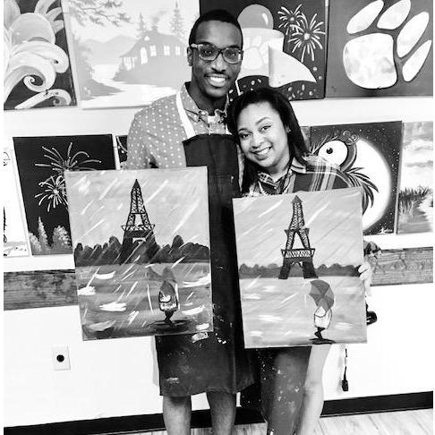 With the stroke of the brush there is love in every color. We had so much fun on one of our weekend dates.