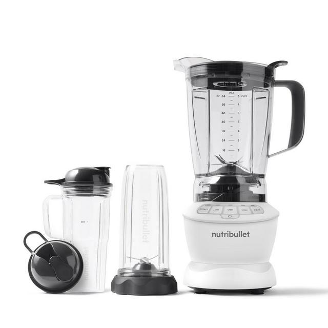 Nutribullet Full Size Blender Combo, Matte White