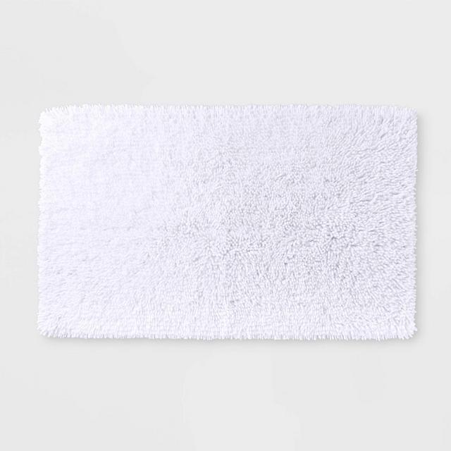 21"x34" Mélange Looped Bath Rug White - Casaluna™