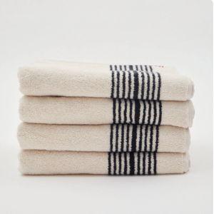 Melika Turkish Cotton Edge Striped Terry Bath Towel