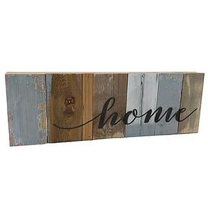 Sweet Bird & Co. Reclaimed Wood "Home" 18-Inch x 6-Inch Wall Art