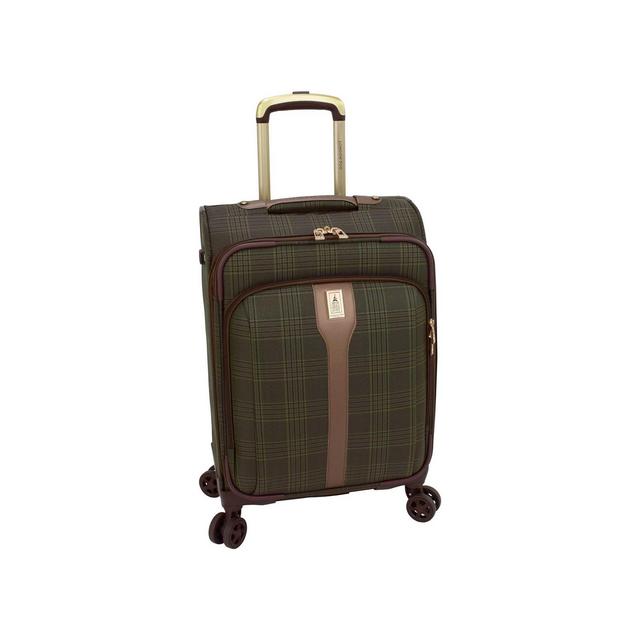 London Fog Brentwood III 20" Expandable Spinner Carry- on Soft Side, Created for Macy's