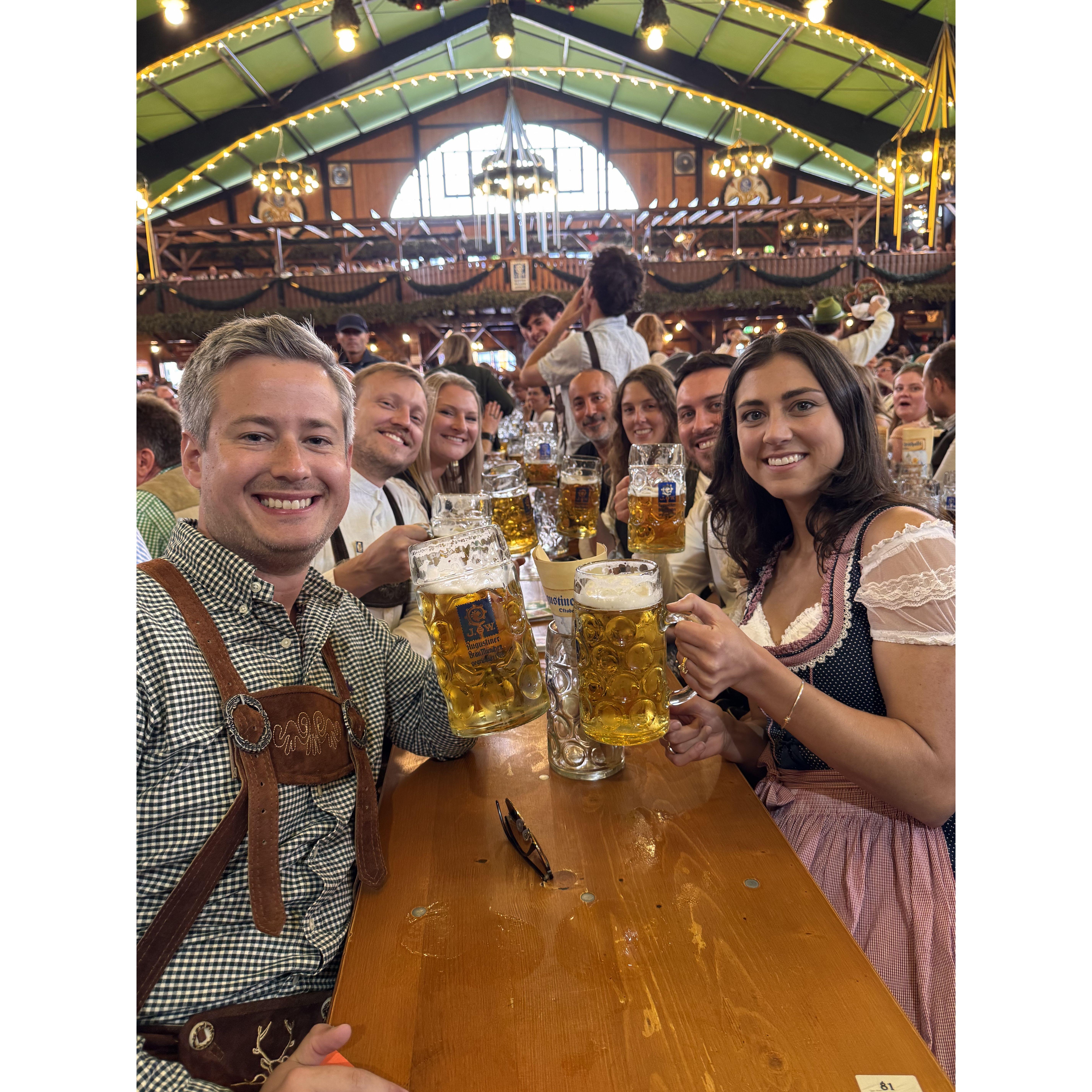 Cheers to the brewtiful couple, Munich