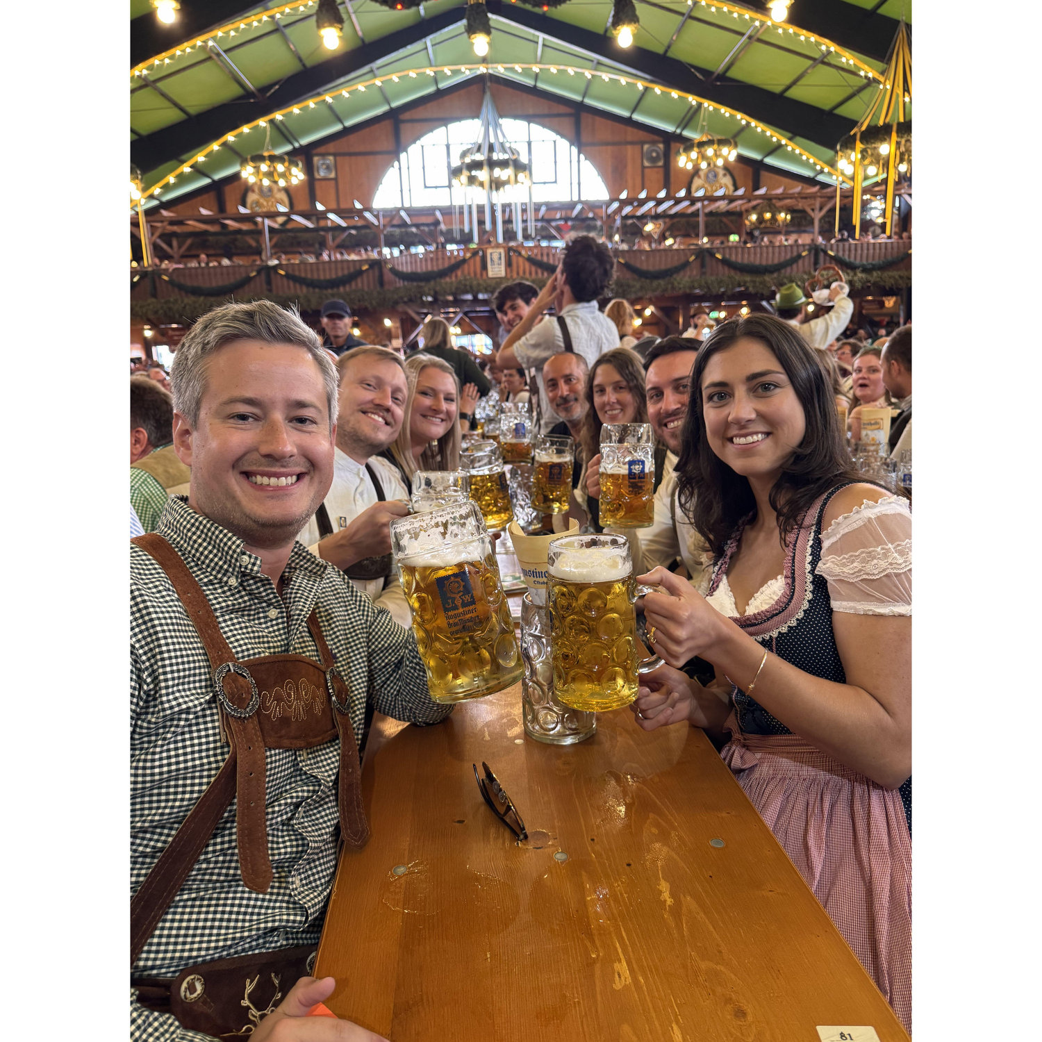 Cheers to the brewtiful couple, Munich