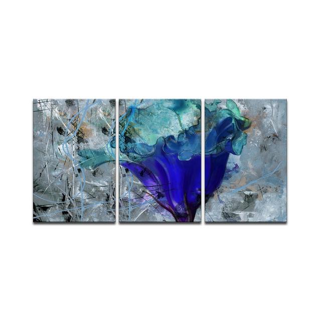 Ready2HangArt 'Painted Petals LX' Canvas Wall Decor Set