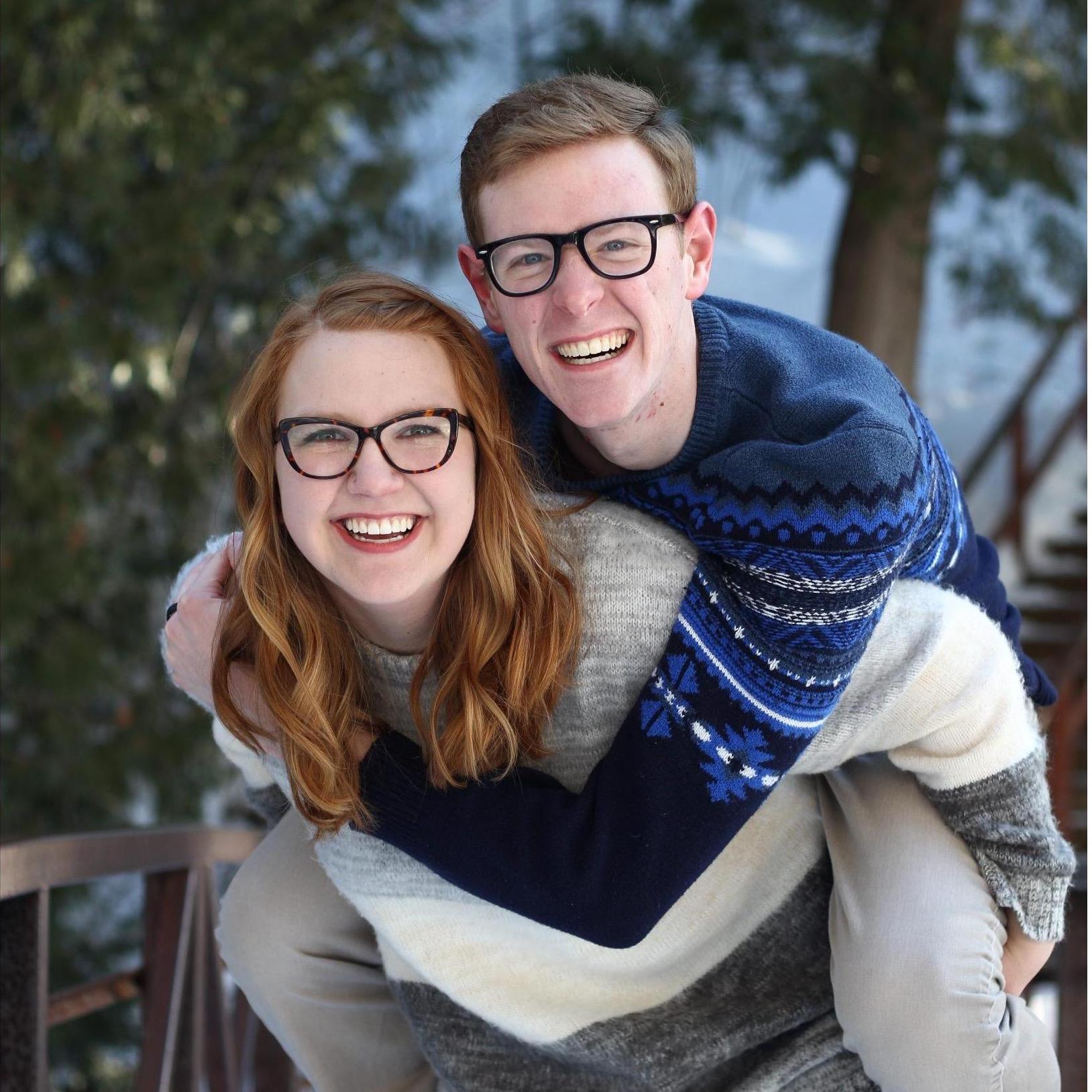 Brandon usually gives the piggy-back rides, but we believe in sharing!