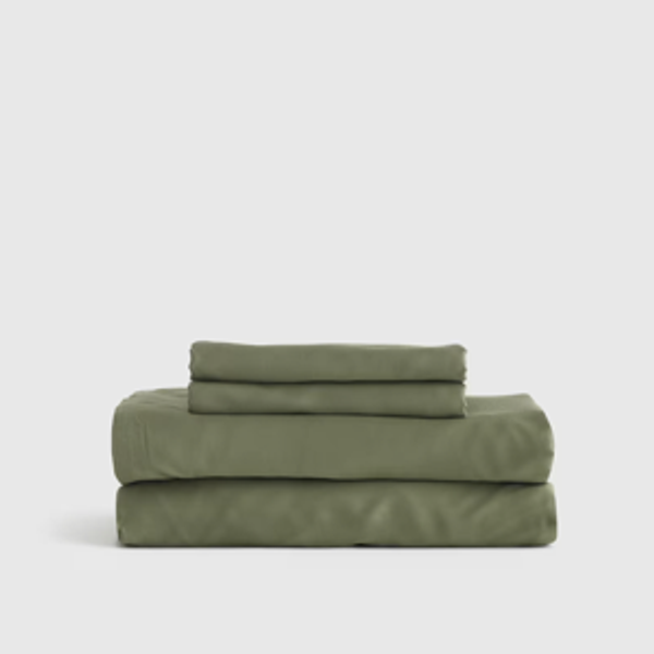 Bamboo Sheet Set in Olive- Queen Sized