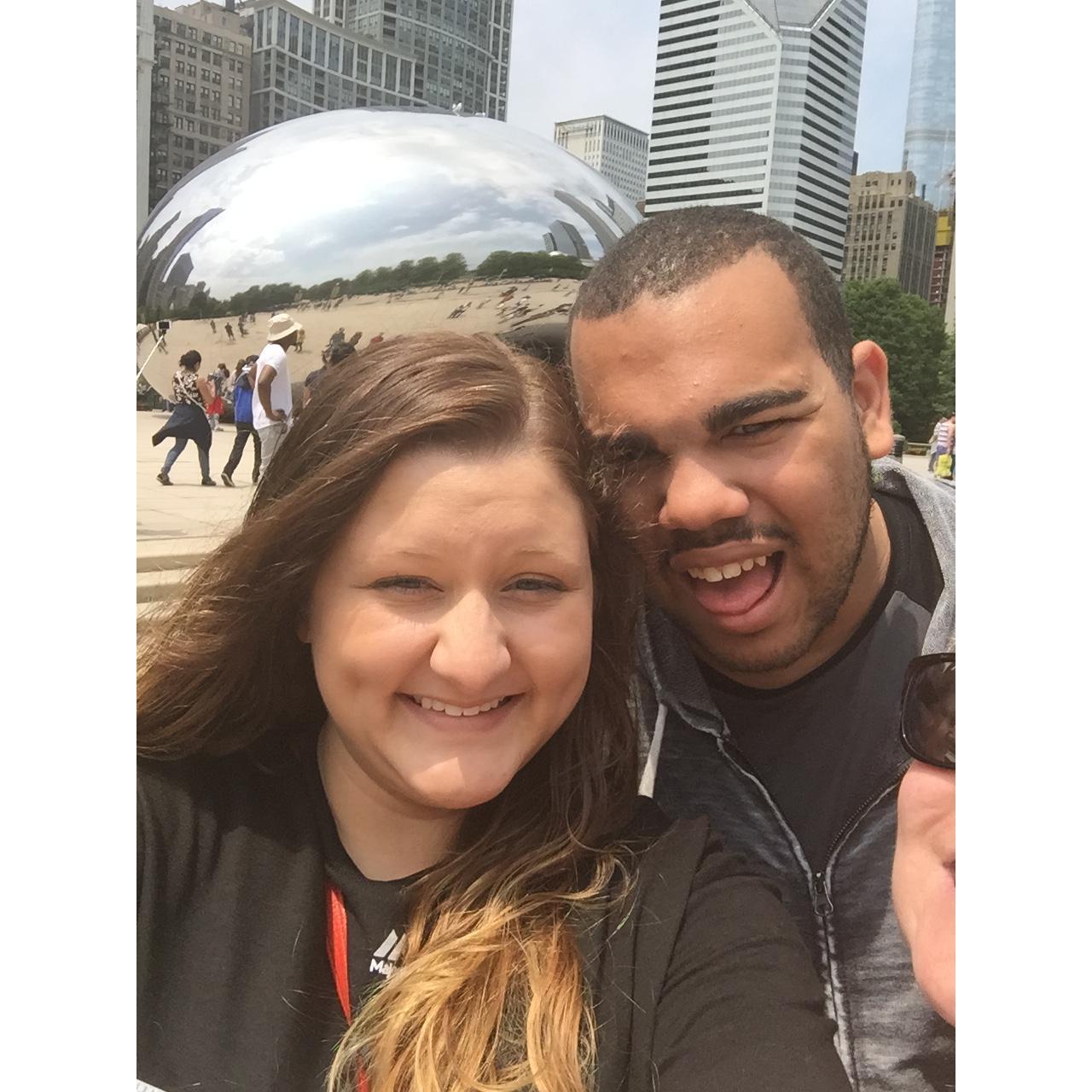 At the Bean in Chicago!