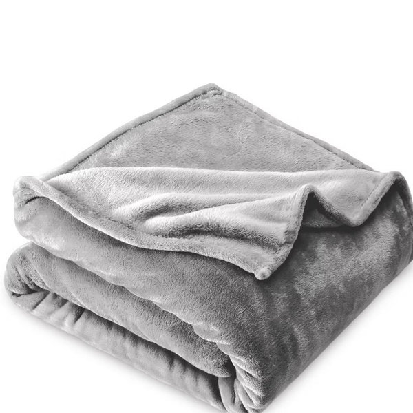 Microplush Fleece Bed Blanket by Bare Home