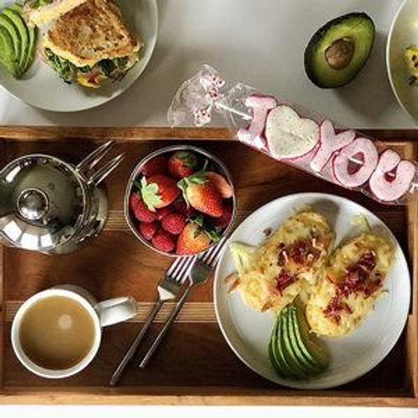 Breakfast in bed