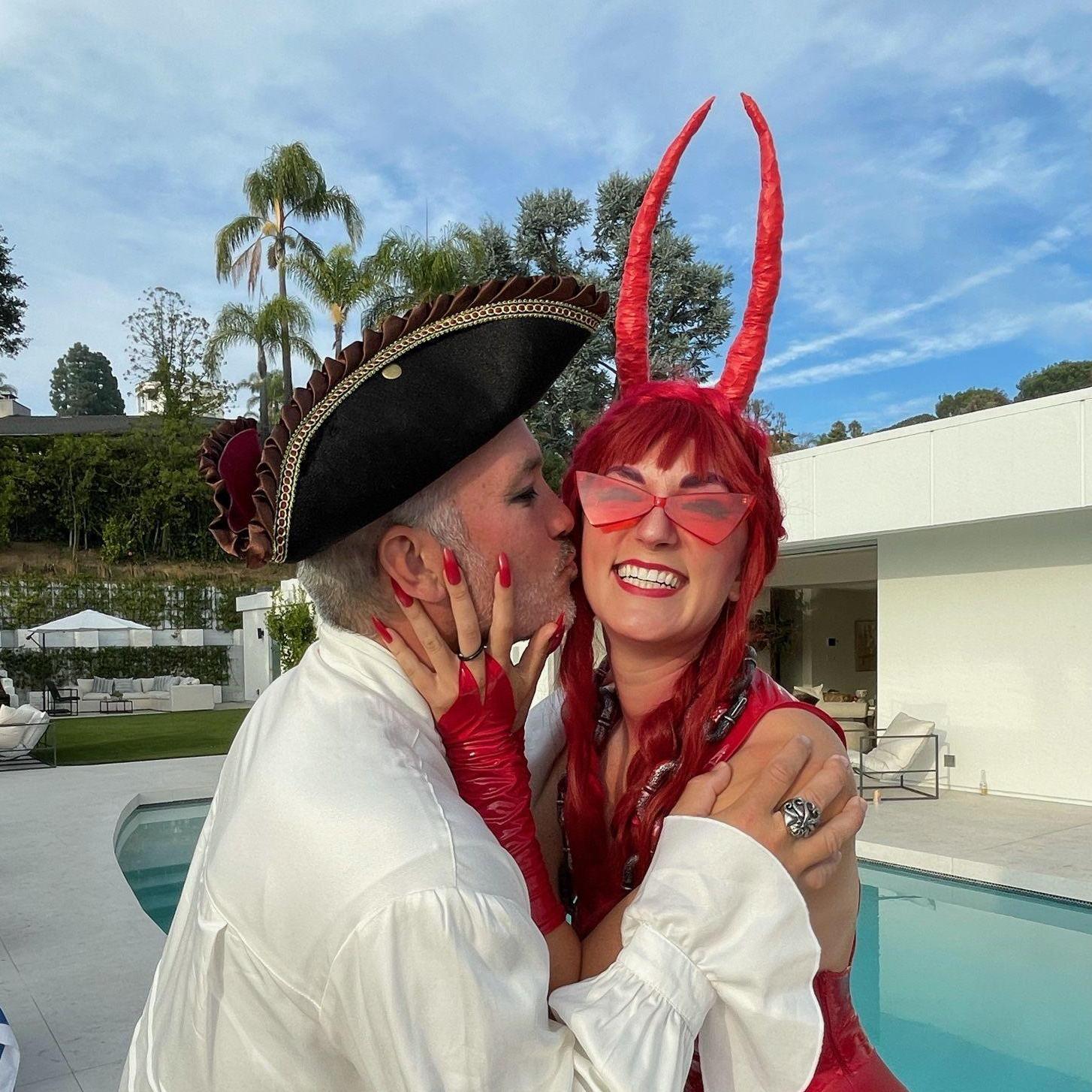 Halloween in Beverly Hills . . .