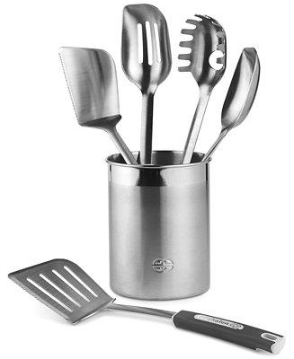 6 Piece Stainless Steel Kitchen Utensil Set