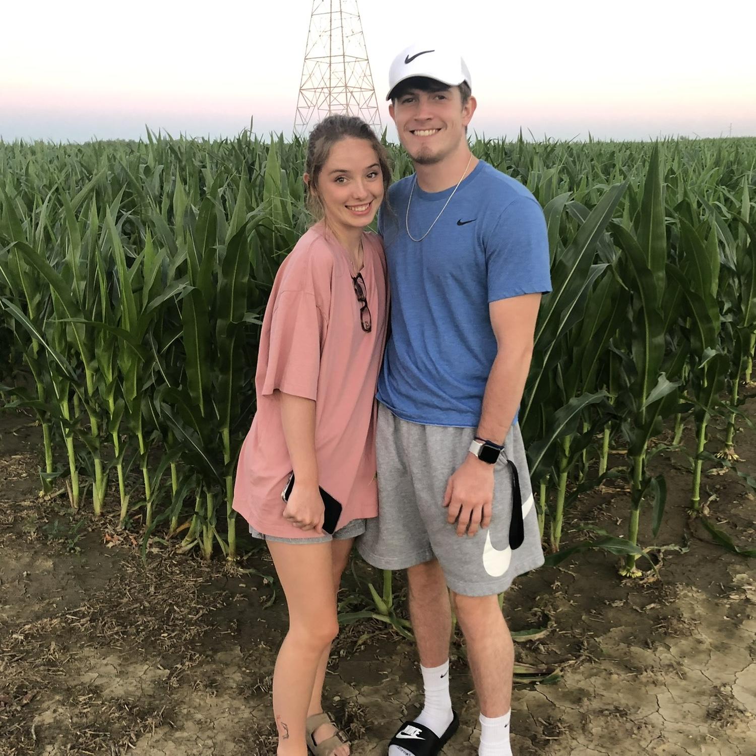 pic in a corn field (indiana things) 2022🌽