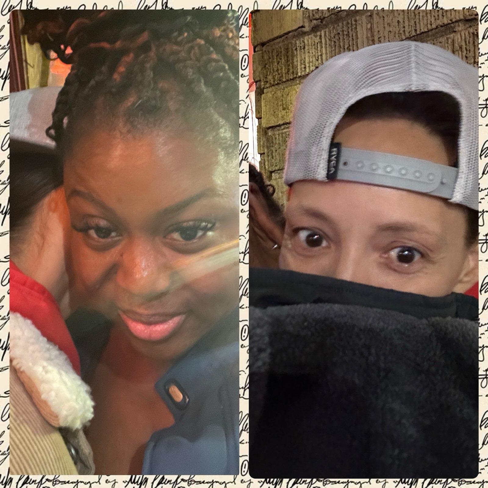 Great minds think alike. We snapped a selfie at the same time.