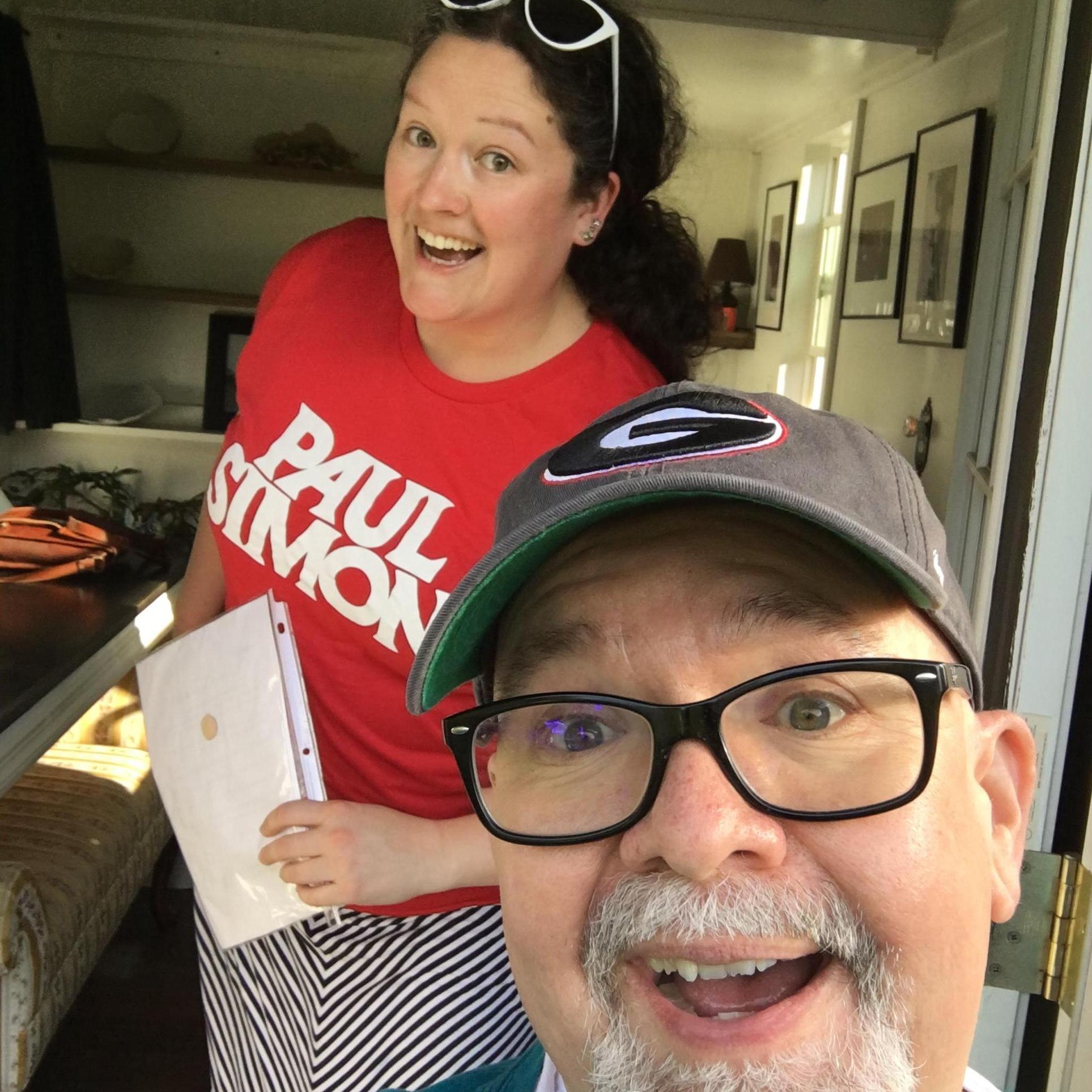 Tiny house, near Asheville, NC, June 2018. Fun fact: A woodland creature stole Dave's shoe in the night.
